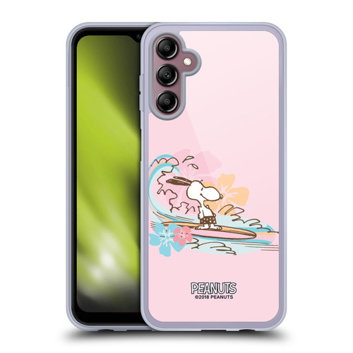 Peanuts Beach Snoopy Surf Soft Gel Case for Samsung Galaxy A14 5G