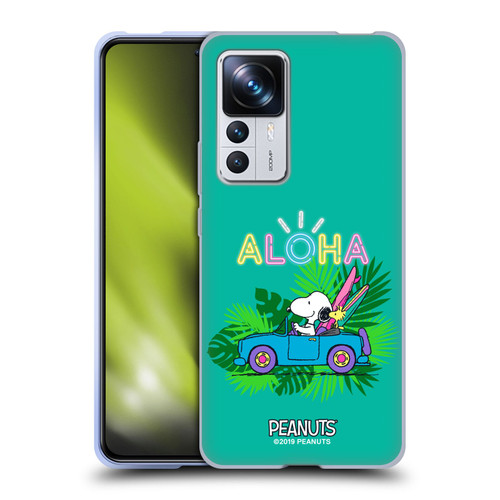 Peanuts Snoopy Aloha Disco Tropical Surf Soft Gel Case for Xiaomi 12T Pro