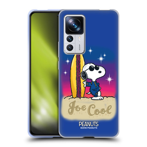 Peanuts Snoopy Boardwalk Airbrush Joe Cool Surf Soft Gel Case for Xiaomi 12T Pro