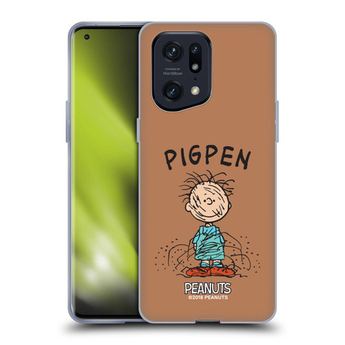 Peanuts Characters Pigpen Soft Gel Case for OPPO Find X5 Pro