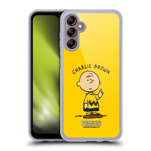 Peanuts Characters Charlie Brown Soft Gel Case for Samsung Galaxy A14 5G