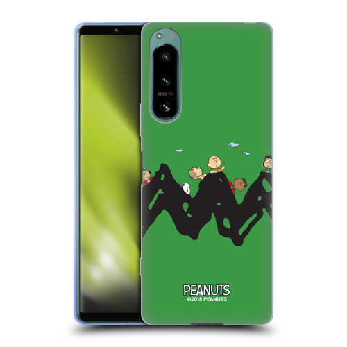 Peanuts Characters Group Soft Gel Case for Sony Xperia 5 IV