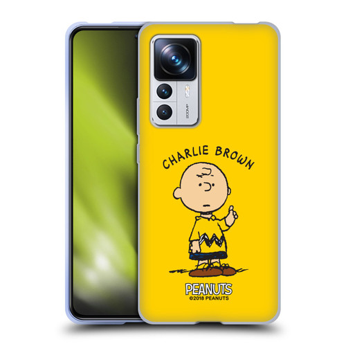 Peanuts Characters Charlie Brown Soft Gel Case for Xiaomi 12T Pro