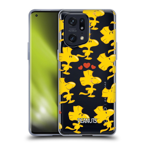 Peanuts Character Patterns Woodstock Soft Gel Case for OPPO Find X5 Pro