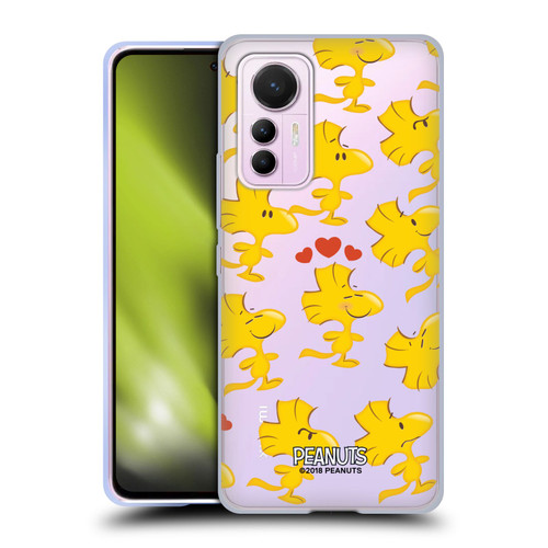 Peanuts Character Patterns Woodstock Soft Gel Case for Xiaomi 12 Lite
