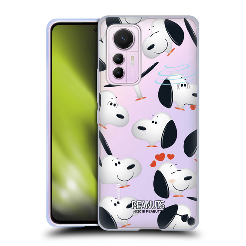Peanuts Character Patterns Snoopy Soft Gel Case for Xiaomi 12 Lite