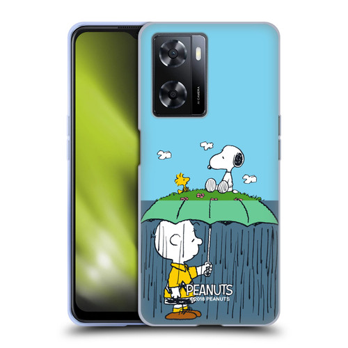 Peanuts Halfs And Laughs Charlie, Snoppy & Woodstock Soft Gel Case for OPPO A57s