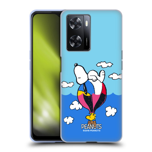 Peanuts Halfs And Laughs Snoopy & Woodstock Balloon Soft Gel Case for OPPO A57s