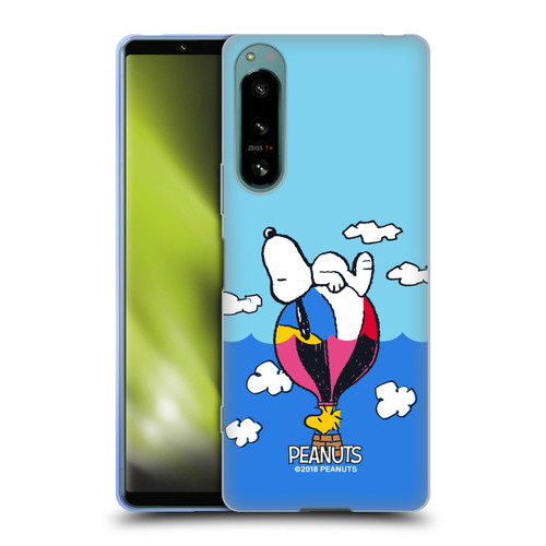 Peanuts Halfs And Laughs Snoopy & Woodstock Balloon Soft Gel Case for Sony Xperia 5 IV