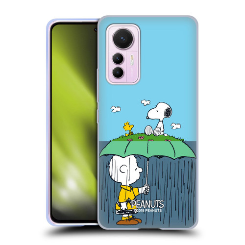 Peanuts Halfs And Laughs Charlie, Snoppy & Woodstock Soft Gel Case for Xiaomi 12 Lite