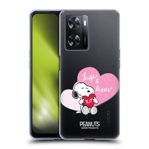 Peanuts Sealed With A Kiss Snoopy Hugs And Kisses Soft Gel Case for OPPO A57s