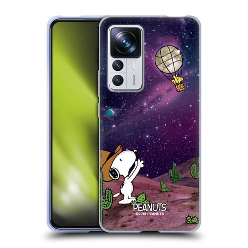 Peanuts Snoopy Space Cowboy Nebula Balloon Woodstock Soft Gel Case for Xiaomi 12T Pro