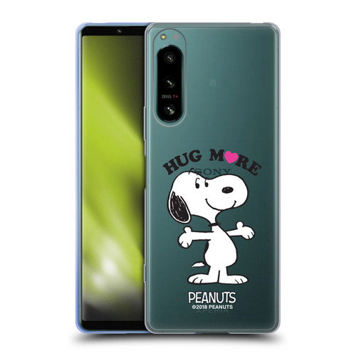 Peanuts Snoopy Hug More Soft Gel Case for Sony Xperia 5 IV