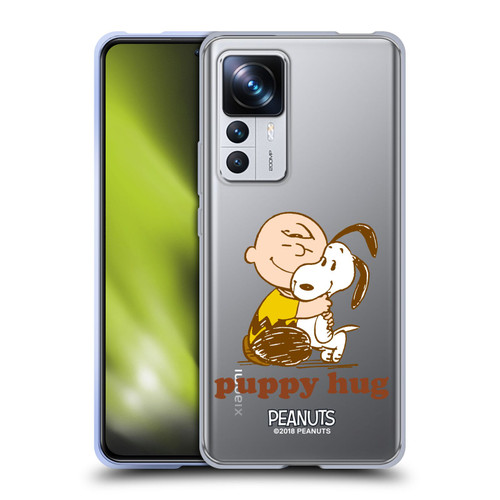 Peanuts Snoopy Hug Charlie Puppy Hug Soft Gel Case for Xiaomi 12T Pro