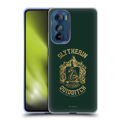 Harry Potter Deathly Hallows X Slytherin Quidditch Soft Gel Case for Motorola Edge 30