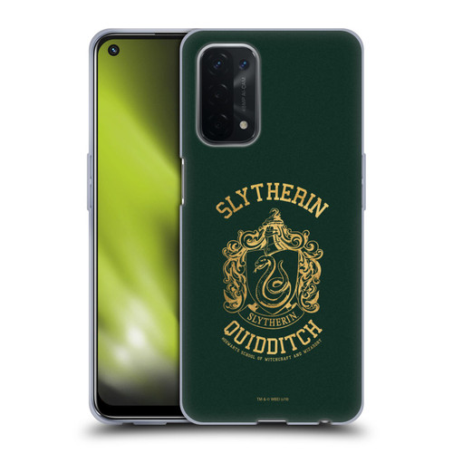 Harry Potter Deathly Hallows X Slytherin Quidditch Soft Gel Case for OPPO A54 5G