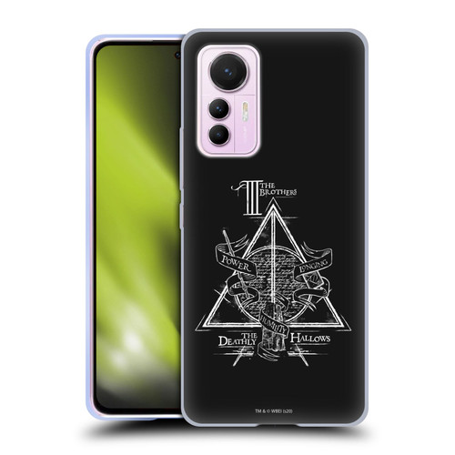 Harry Potter Deathly Hallows XIV Triangle Symbol Soft Gel Case for Xiaomi 12 Lite