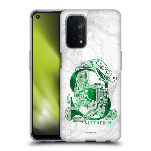 Harry Potter Deathly Hallows IX Slytherin Aguamenti Soft Gel Case for OPPO A54 5G