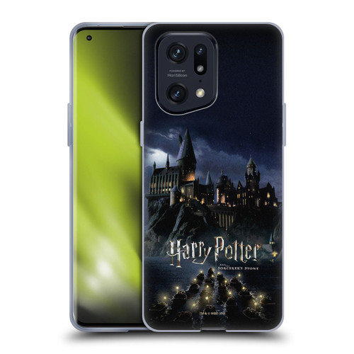 Harry Potter Sorcerer's Stone II Castle Soft Gel Case for OPPO Find X5 Pro