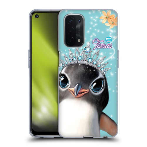Animal Club International Royal Faces Penguin Soft Gel Case for OPPO A54 5G