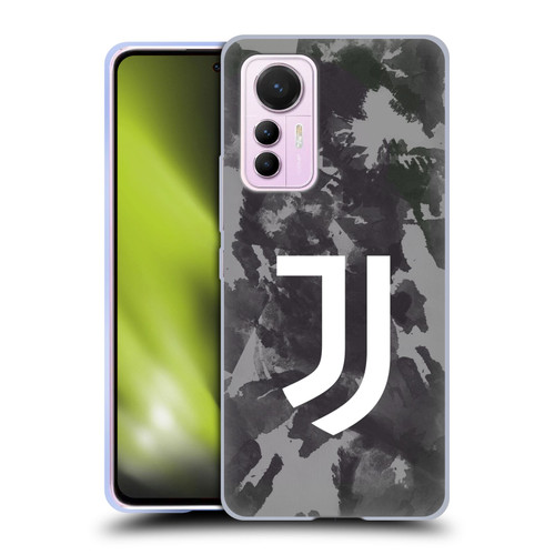 Juventus Football Club Art Monochrome Splatter Soft Gel Case for Xiaomi 12 Lite