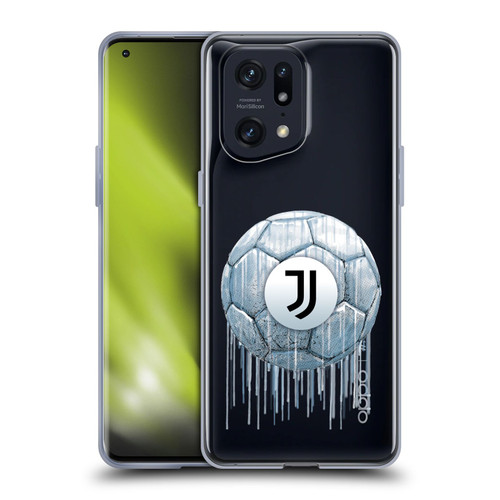 Juventus Football Club Drip Art Logo Soft Gel Case for OPPO Find X5 Pro