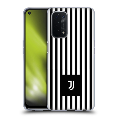 Juventus Football Club Lifestyle 2 Black & White Stripes Soft Gel Case for OPPO A54 5G