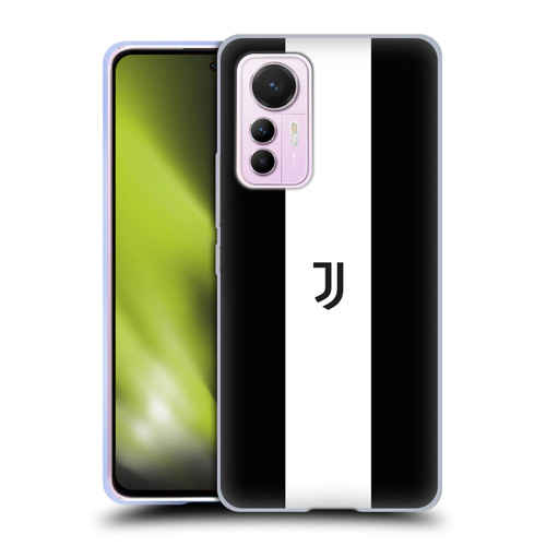 Juventus Football Club Lifestyle 2 Bold White Stripe Soft Gel Case for Xiaomi 12 Lite