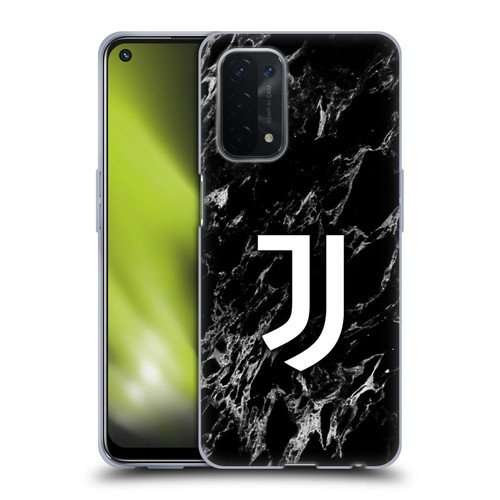 Juventus Football Club Marble Black Soft Gel Case for OPPO A54 5G