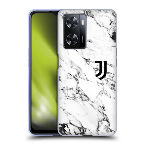 Juventus Football Club Marble White Soft Gel Case for OPPO A57s