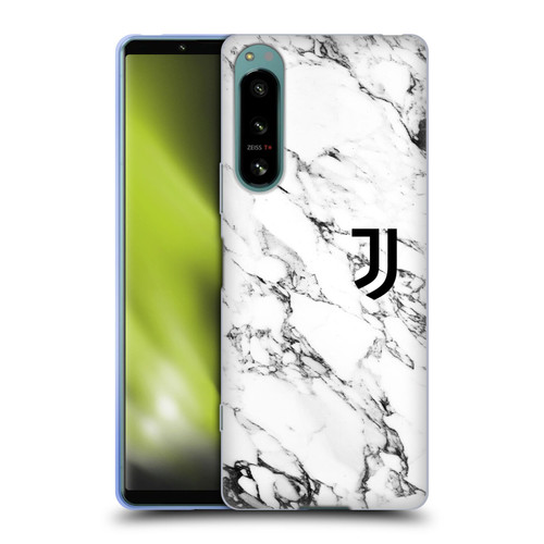 Juventus Football Club Marble White Soft Gel Case for Sony Xperia 5 IV