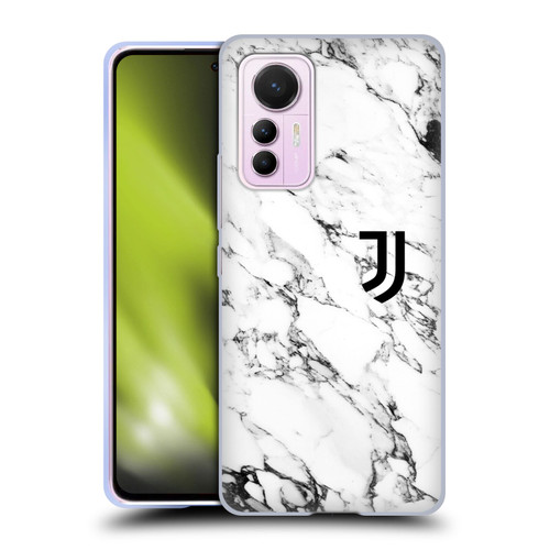 Juventus Football Club Marble White Soft Gel Case for Xiaomi 12 Lite