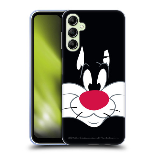 Looney Tunes Full Face Sylvester The Cat Soft Gel Case for Samsung Galaxy A14 5G