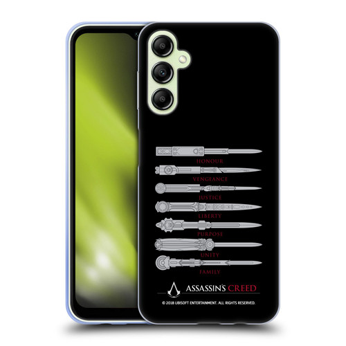 Assassin's Creed Legacy Typography Blades Soft Gel Case for Samsung Galaxy A14 5G