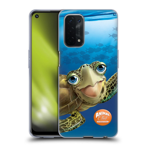 Animal Club International Underwater Sea Turtle Soft Gel Case for OPPO A54 5G