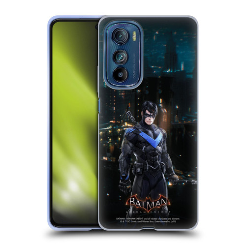 Batman Arkham Knight Characters Nightwing Soft Gel Case for Motorola Edge 30