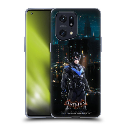 Batman Arkham Knight Characters Nightwing Soft Gel Case for OPPO Find X5 Pro