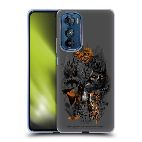 Batman Arkham Knight Graphics City Of Fear Scarecrow Soft Gel Case for Motorola Edge 30