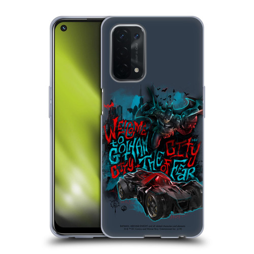 Batman Arkham Knight Graphics Welcome To Gotham Soft Gel Case for OPPO A54 5G