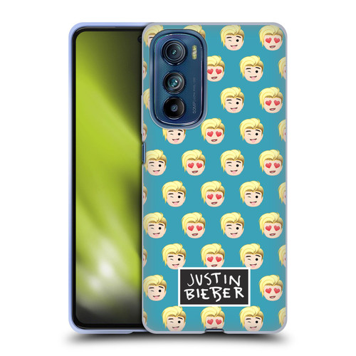 Justin Bieber Justmojis Patterns Soft Gel Case for Motorola Edge 30