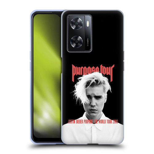 Justin Bieber Tour Merchandise Purpose Poster Soft Gel Case for OPPO A57s