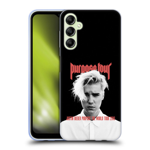 Justin Bieber Tour Merchandise Purpose Poster Soft Gel Case for Samsung Galaxy A14 5G