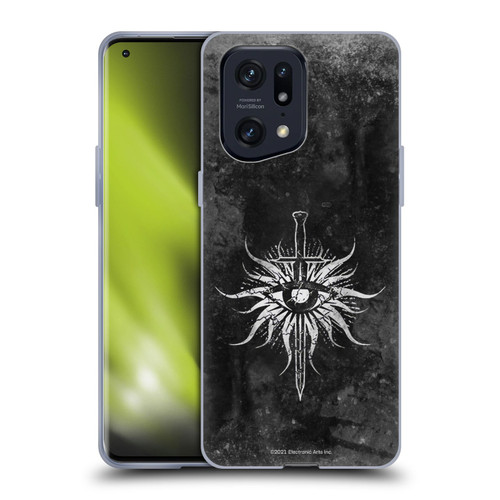 EA Bioware Dragon Age Heraldry Inquisition Distressed Soft Gel Case for OPPO Find X5 Pro