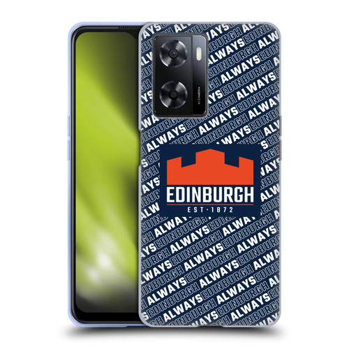 Edinburgh Rugby Graphics Logo Pattern Soft Gel Case for OPPO A57s