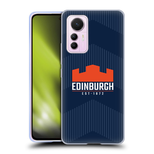Edinburgh Rugby Graphics Lines Soft Gel Case for Xiaomi 12 Lite