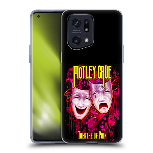 Motley Crue Key Art Theater Of Pain Soft Gel Case for OPPO Find X5 Pro