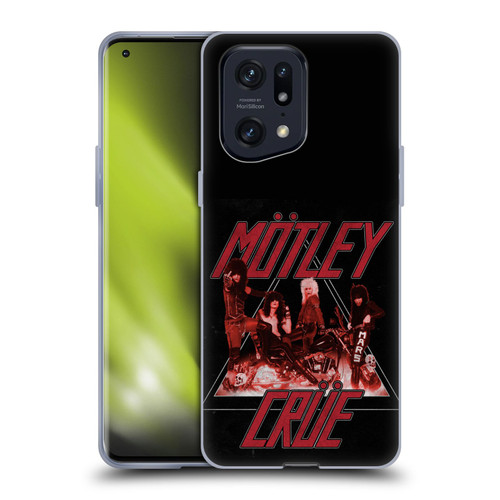 Motley Crue Key Art Too Fast Soft Gel Case for OPPO Find X5 Pro