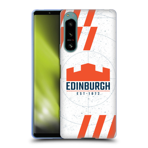 Edinburgh Rugby Logo Art White Soft Gel Case for Sony Xperia 5 IV