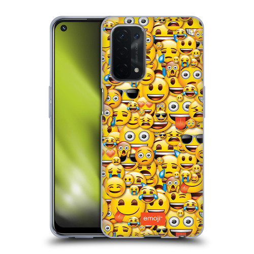 emoji® Full Patterns Smileys Soft Gel Case for OPPO A54 5G