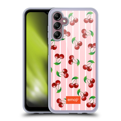 emoji® Fruits Cherries Soft Gel Case for Samsung Galaxy A14 5G